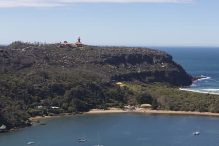 Aerial Image of BARRENJOEY LIGHTHOUSE
