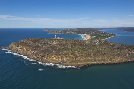 Aerial Image of BARRENJOEY LIGHTHOUSE