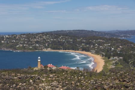 Aerial Image of BARRENJOEY LIGHTHOUSE