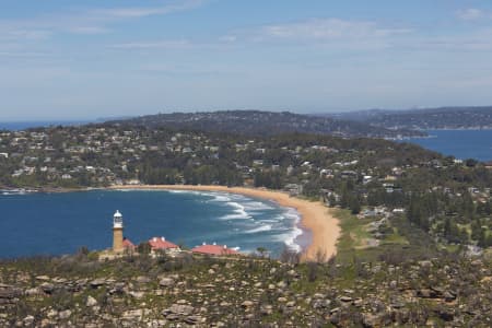 Aerial Image of BARRENJOEY LIGHTHOUSE