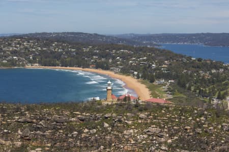 Aerial Image of BARRENJOEY LIGHTHOUSE