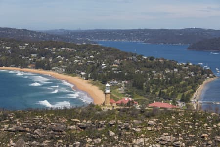 Aerial Image of BARRENJOEY LIGHTHOUSE