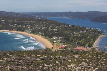 Aerial Image of BARRENJOEY LIGHTHOUSE