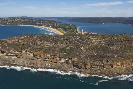 Aerial Image of BARRENJOEY LIGHTHOUSE