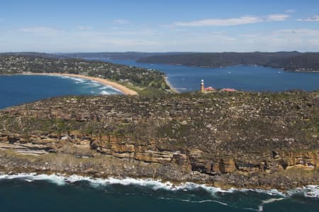 Aerial Image of BARRENJOEY LIGHTHOUSE