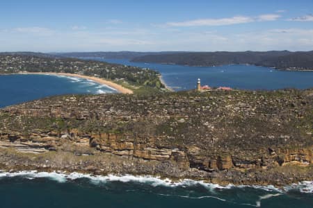 Aerial Image of BARRENJOEY LIGHTHOUSE