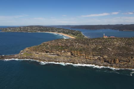 Aerial Image of BARRENJOEY LIGHTHOUSE