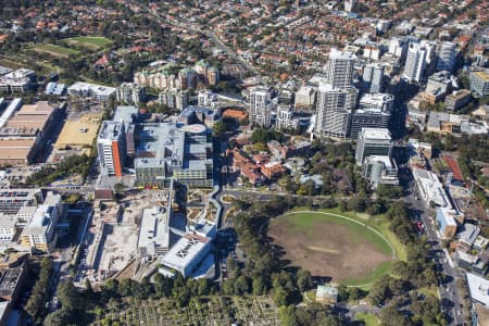Aerial Image of ROYAL NORTH SHORE HOSPITAL