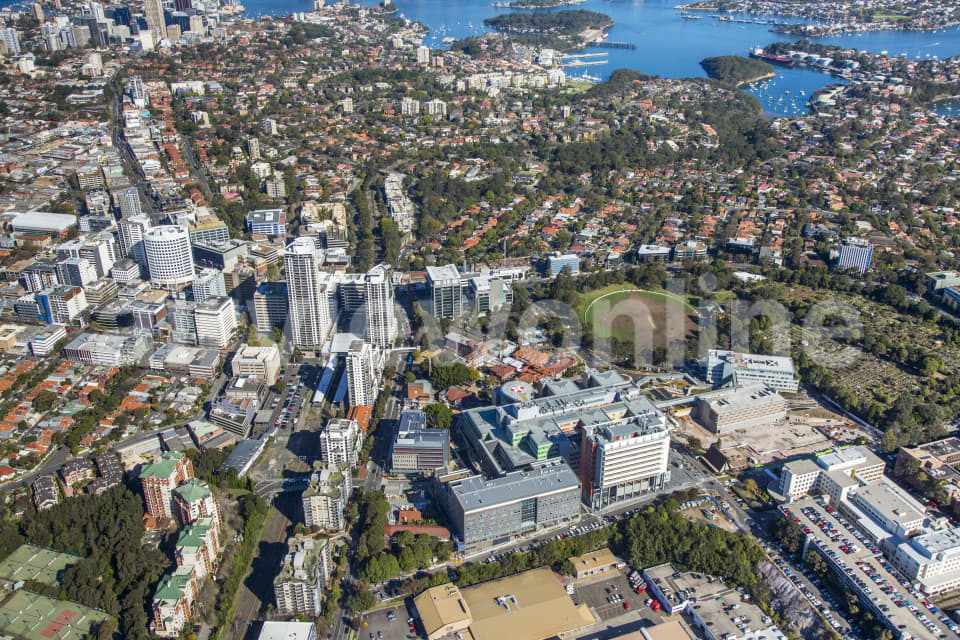 Aerial Image of Royal North Shore Hospital