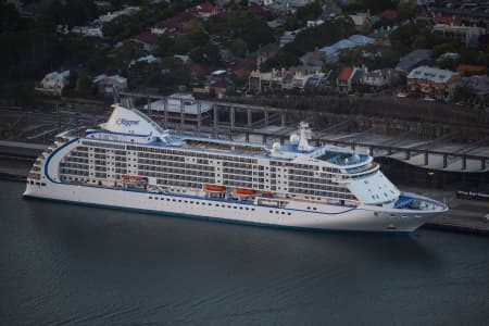Aerial Image of DUSK CRUISE SHIP