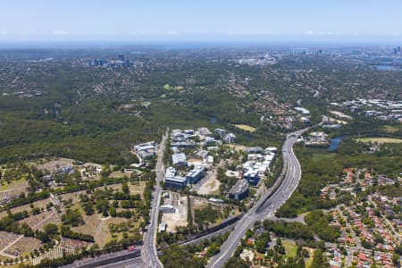 Aerial Image of NORTH RYDE