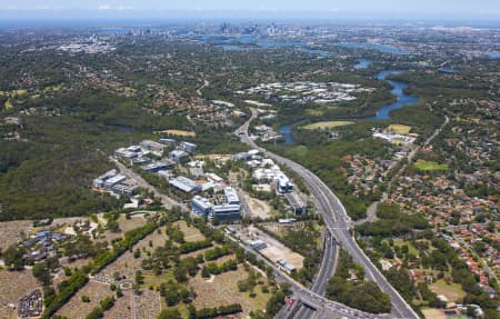 Aerial Image of NORTH RYDE