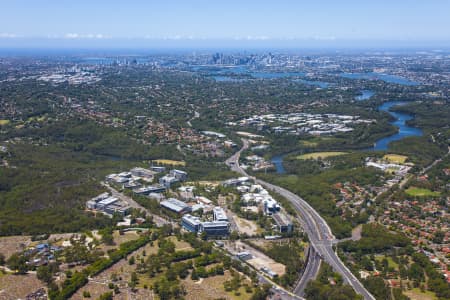 Aerial Image of NORTH RYDE