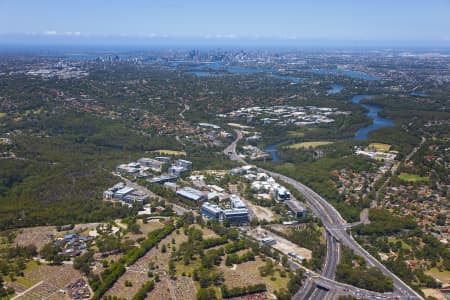 Aerial Image of NORTH RYDE