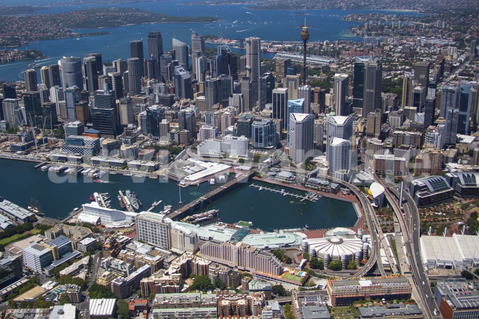 Aerial Image of Darling Harbour To CBD