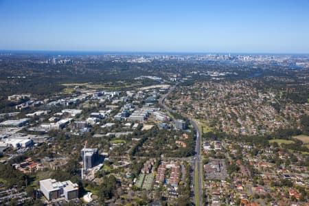 Aerial Image of NORTH RYDE