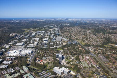 Aerial Image of NORTH RYDE