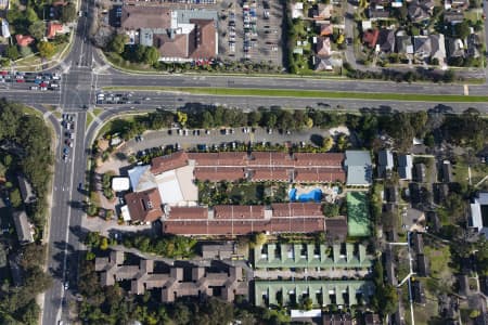 Aerial Image of MACQUARIE PARK AND NORTH RYDE
