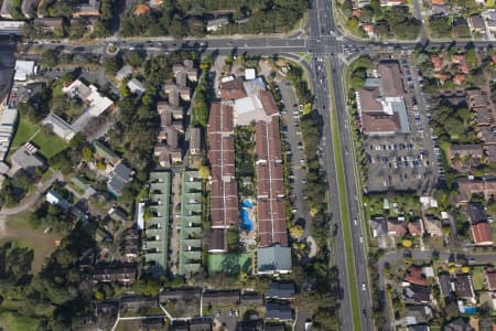 Aerial Image of MACQUARIE PARK AND NORTH RYDE