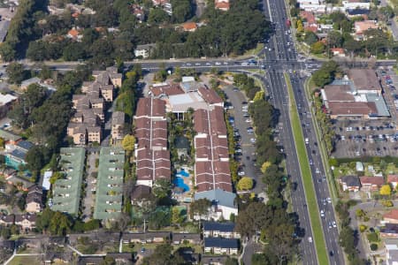 Aerial Image of MACQUARIE PARK AND NORTH RYDE