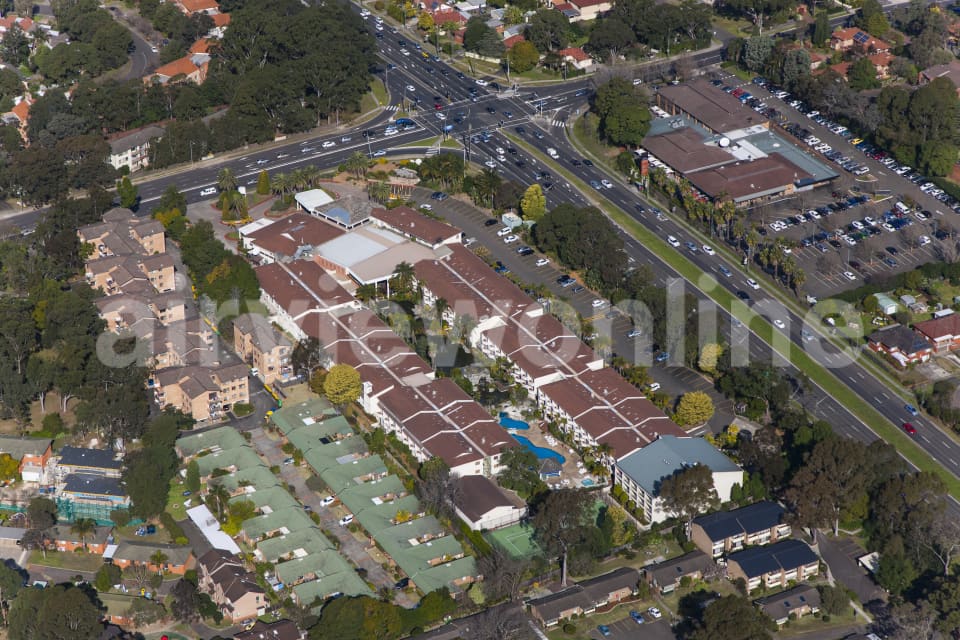 Aerial Image of Macquarie Park And North Ryde