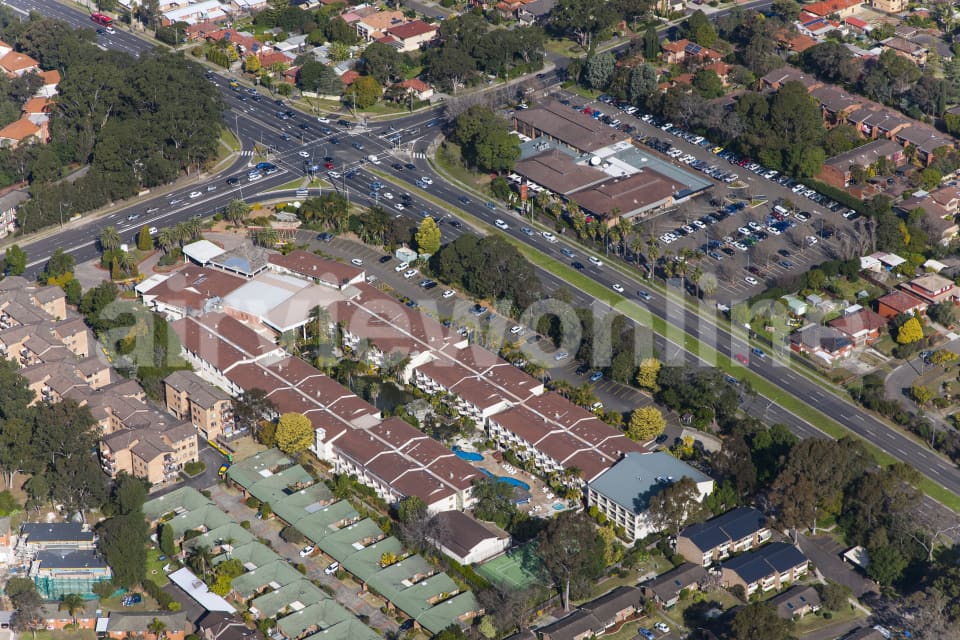 Aerial Image of Macquarie Park And North Ryde