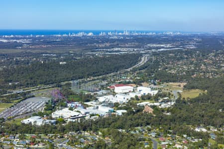 Aerial Image of WARNER BROS. MOVIE WORLD GOLD COAST