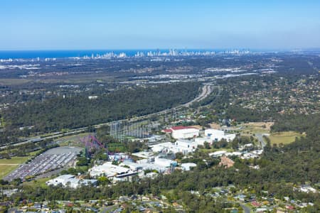 Aerial Image of WARNER BROS. MOVIE WORLD GOLD COAST