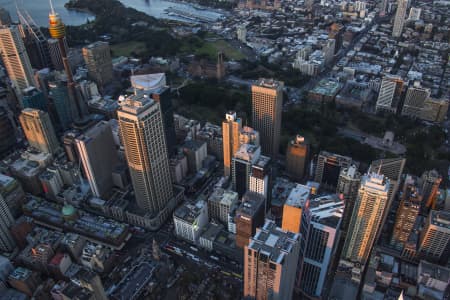Aerial Image of SYDNEY DUSK