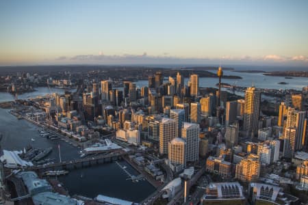 Aerial Image of SYDNEY DUSK