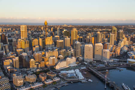 Aerial Image of SYDNEY DUSK