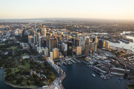 Aerial Image of SYDNEY DUSK