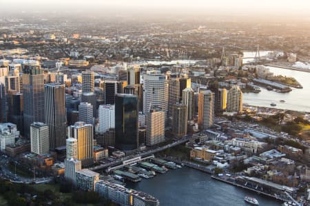 Aerial Image of SYDNEY DUSK