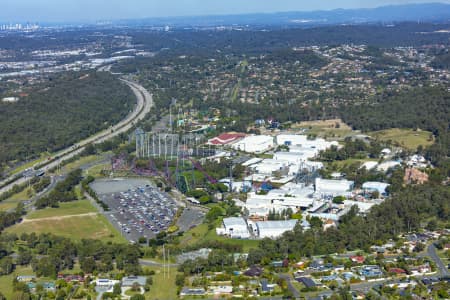 Aerial Image of WARNER BROS. MOVIE WORLD GOLD COAST