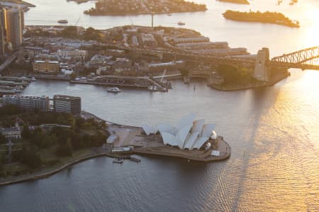 Aerial Image of SYDNEY DUSK