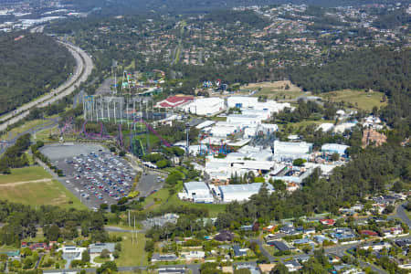 Aerial Image of WARNER BROS. MOVIE WORLD GOLD COAST