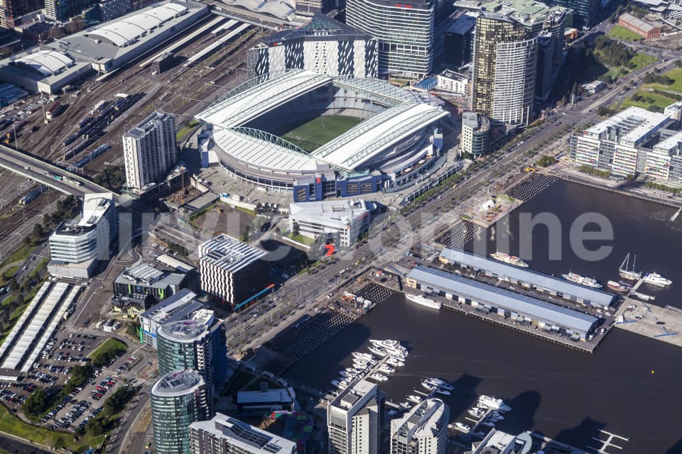 Aerial Image of Docklands Melbourne