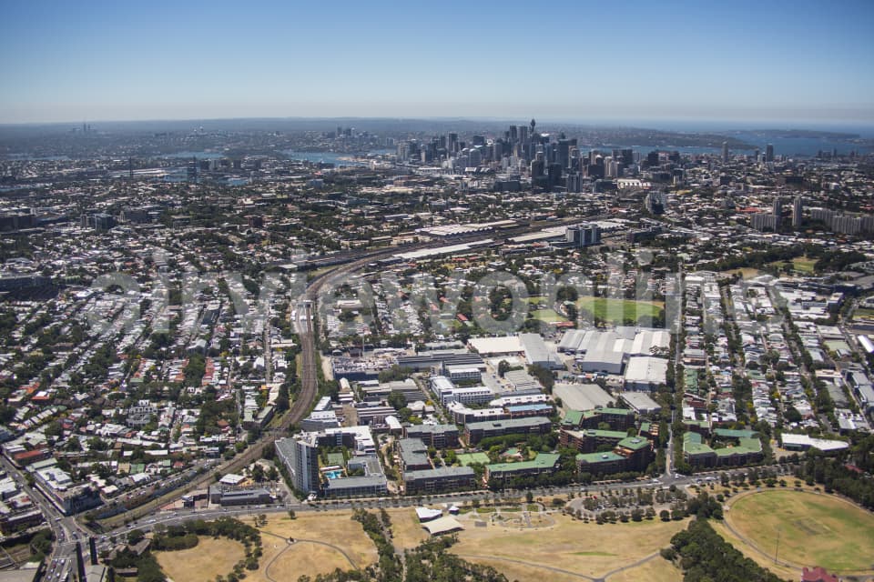 Aerial Image of Sydney Park