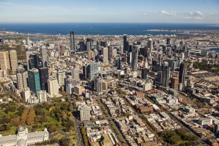 Aerial Image of MELBOURNE FROM THE NORTH