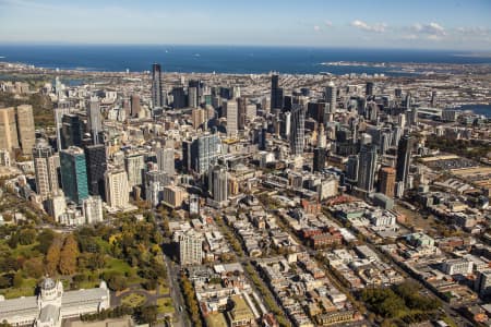 Aerial Image of MELBOURNE FROM THE NORTH