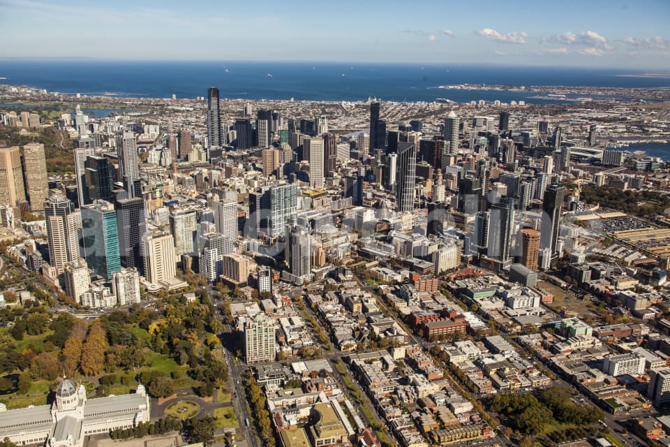 Aerial Image of Melbourne From The North