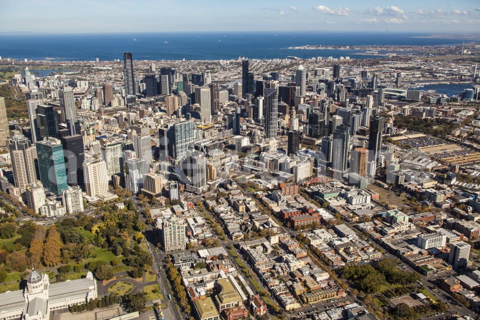 Aerial Image of Melbourne From The North