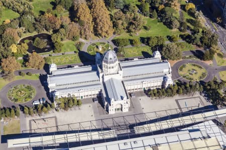 Aerial Image of ROYAL EXHIBITION BUILDINGS