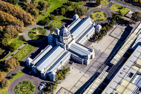 Aerial Image of ROYAL EXHIBITION BUILDINGS
