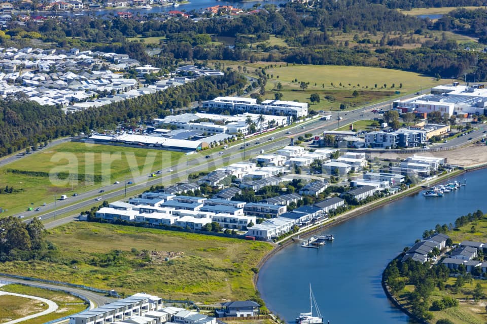 Aerial Image of Marina Quays Hope Island