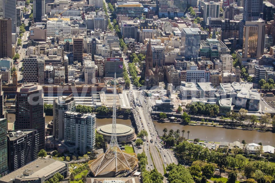 Aerial Image of Swanston Street