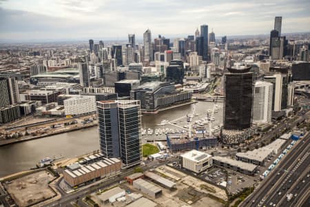 Aerial Image of DOCKLANDS MELBOURNE