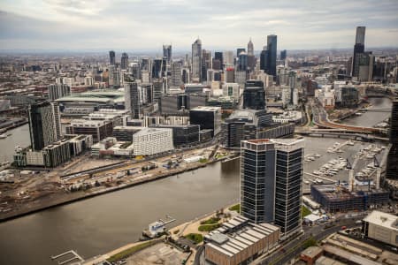 Aerial Image of DOCKLANDS MELBOURNE