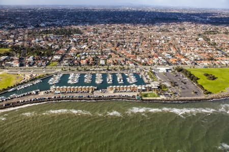 Aerial Image of ST KILDA MARINA