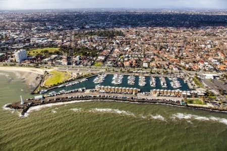 Aerial Image of ST KILDA MARINA